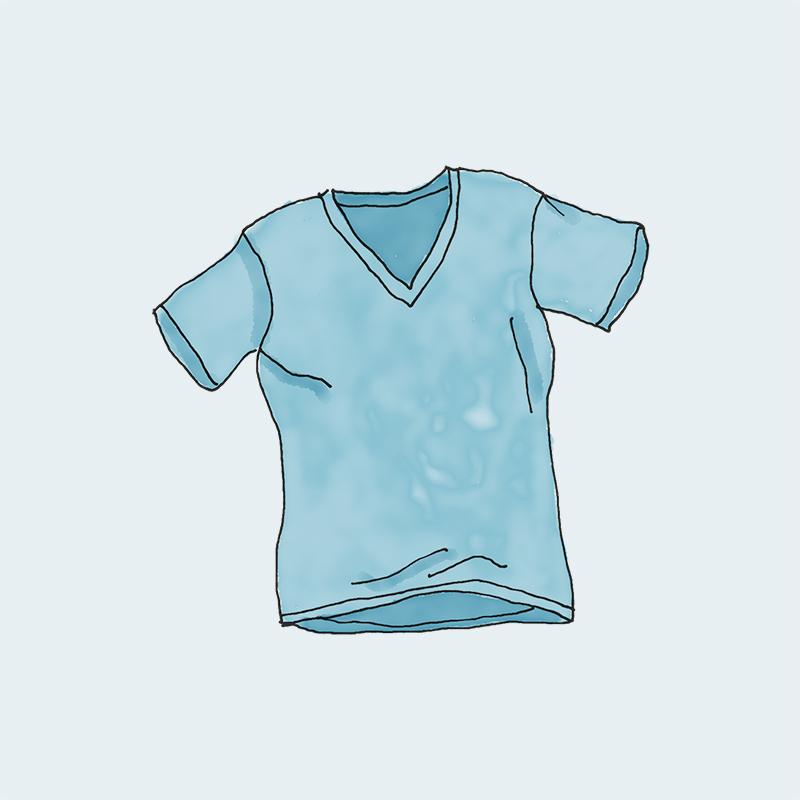 V-Neck T-Shirt:圖片 3