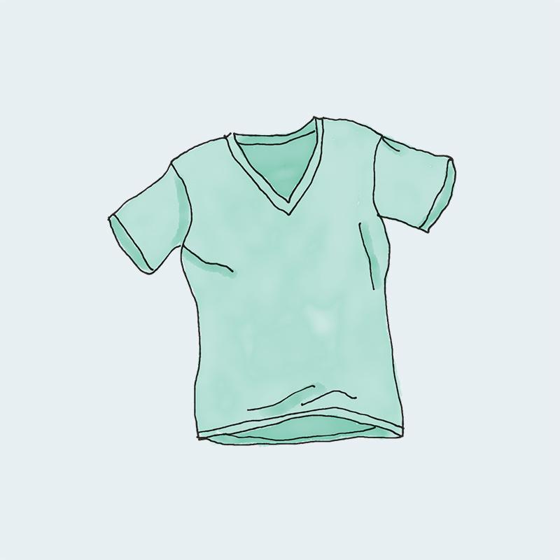 V-Neck T-Shirt:圖片 2